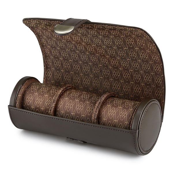 Wolf Coffee Earth Triple Watch Roll